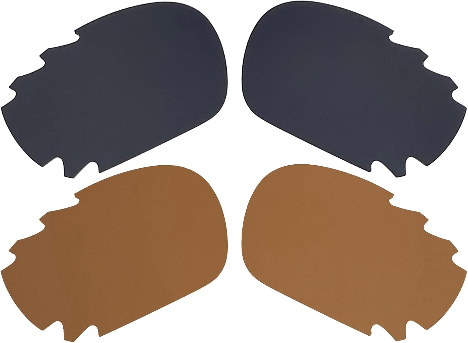 Polarized Replacement Lenses for Oakley Racing Jacket/Jawbone Vented Sunglass (Black)