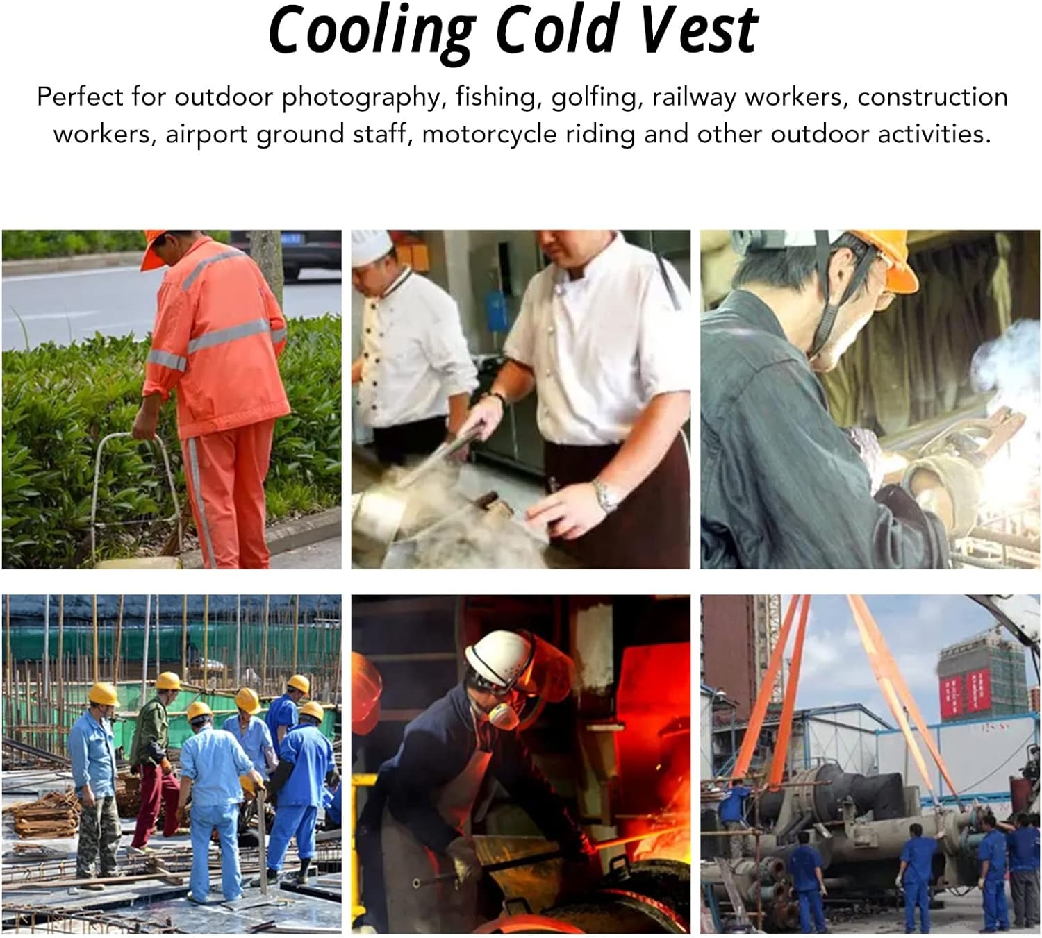 Ice Vest, Easy to Use Body Cooling Vest Swelling Relief for Outdoor image number 2