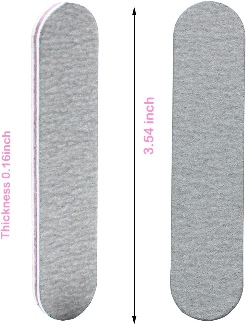 50 Packs 100/180 Grits Mini Nail Files and Buffers Double Sided Emery Boards Manicure Tool for Acrylic Nails, Nail Care