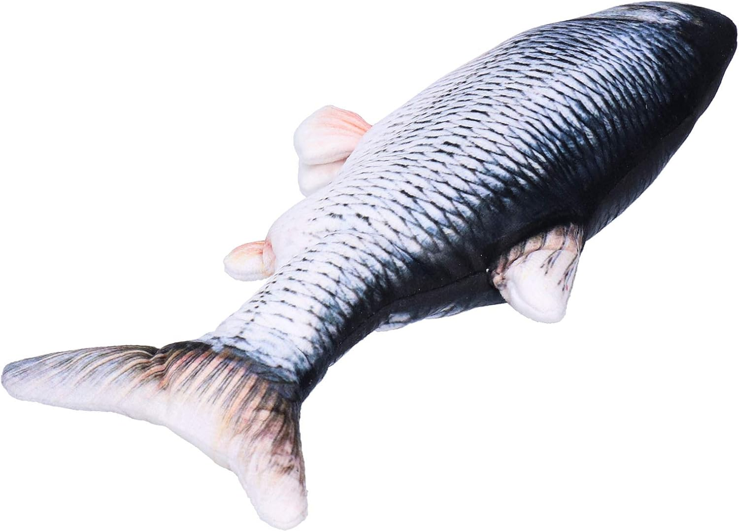 Electric Flopping Fish, Bite‑Resistant Fish Catnip Toys Flopping Fish Cat Toy Durable Cat Kicker Fish Toy for Pet for Activity(Crucian Carp USB Charging) image number 4