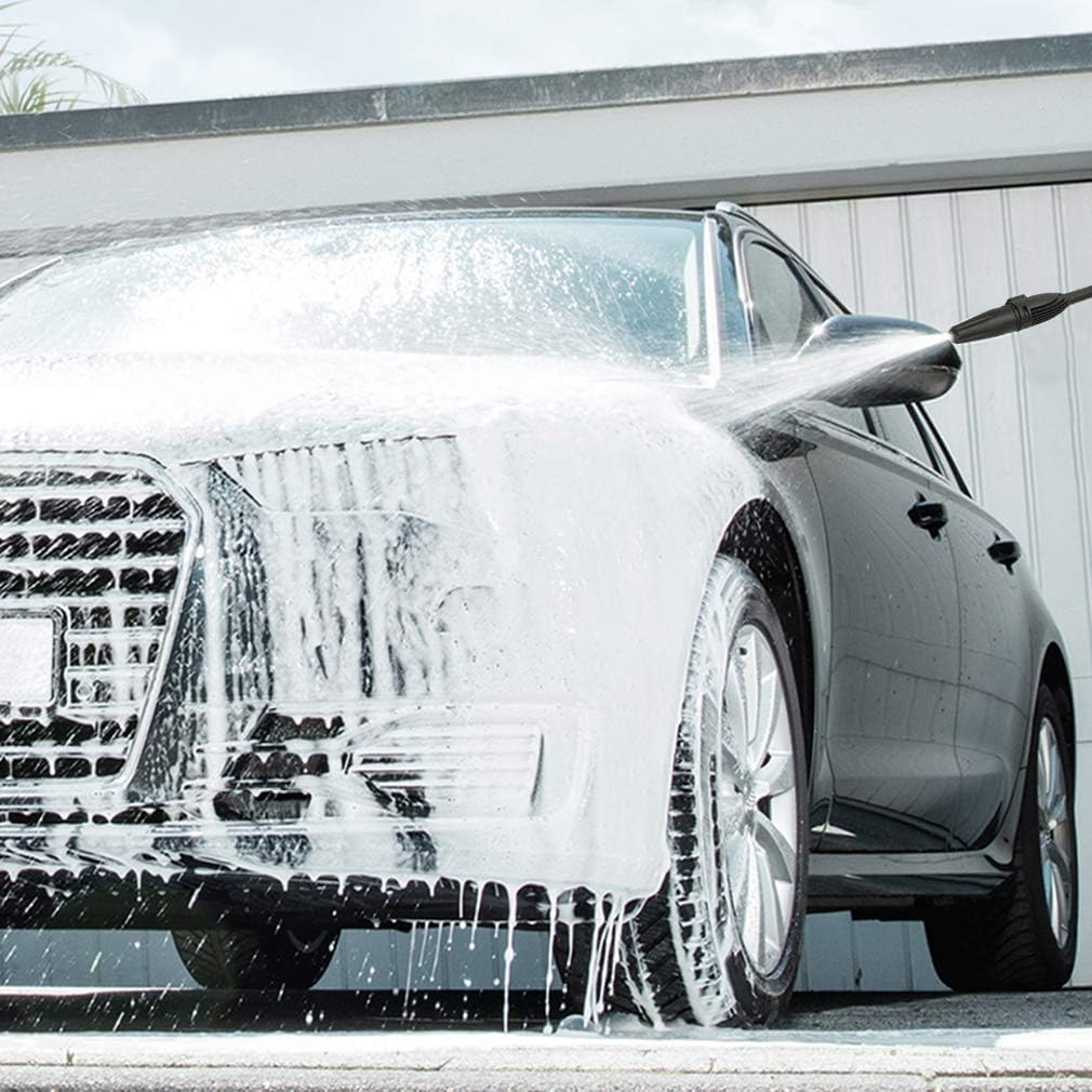 High Pressure Lance for K&auml;rcher Plastic Jet Tube for Pressure Washer, High Pressure Spray Lance Nozzle Adjustable Spray Nozzle, for K&auml;rcher K2 K3 K4 K5 K6 K7 Black