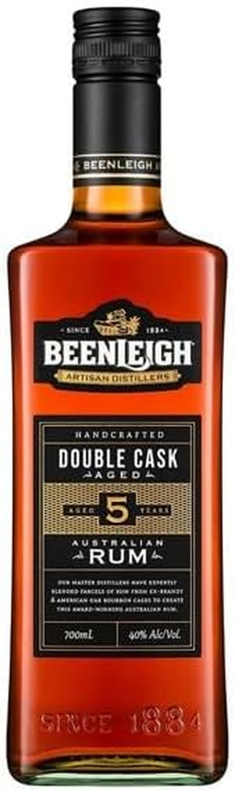 BEENLEIGH DOUBLE CASK RUM 5YO