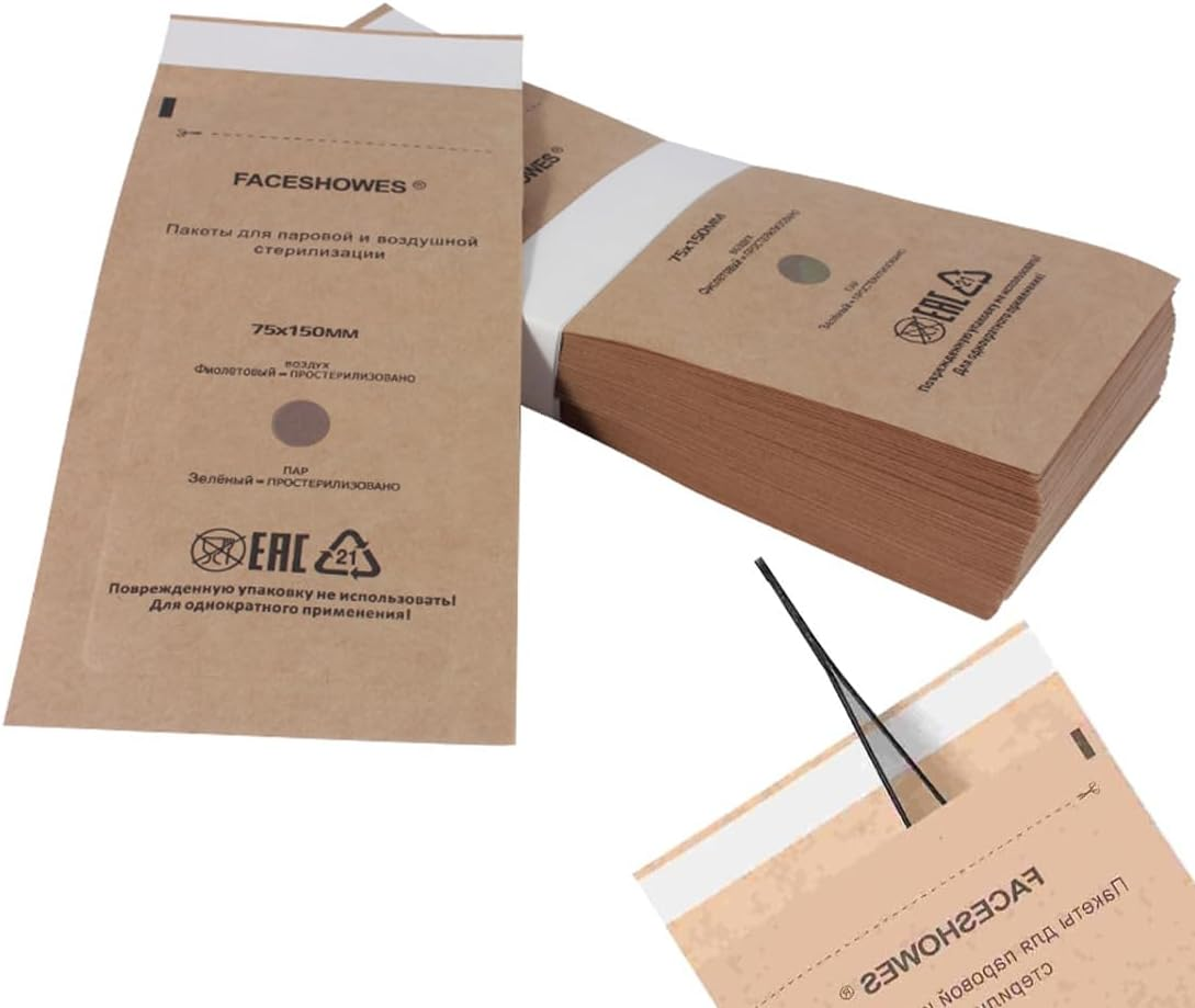 Weddhuis Sterilisation Bags Pack of 50 Self Sealing for Cosmetics and Nail Tools (75 X 150 Mm) image number 4