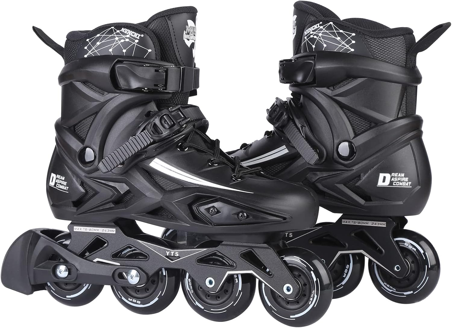 Inline Skates for Women and Men, High Performance Fitness Racing Aggressive Outdoor Inline Speed Skates Unisex