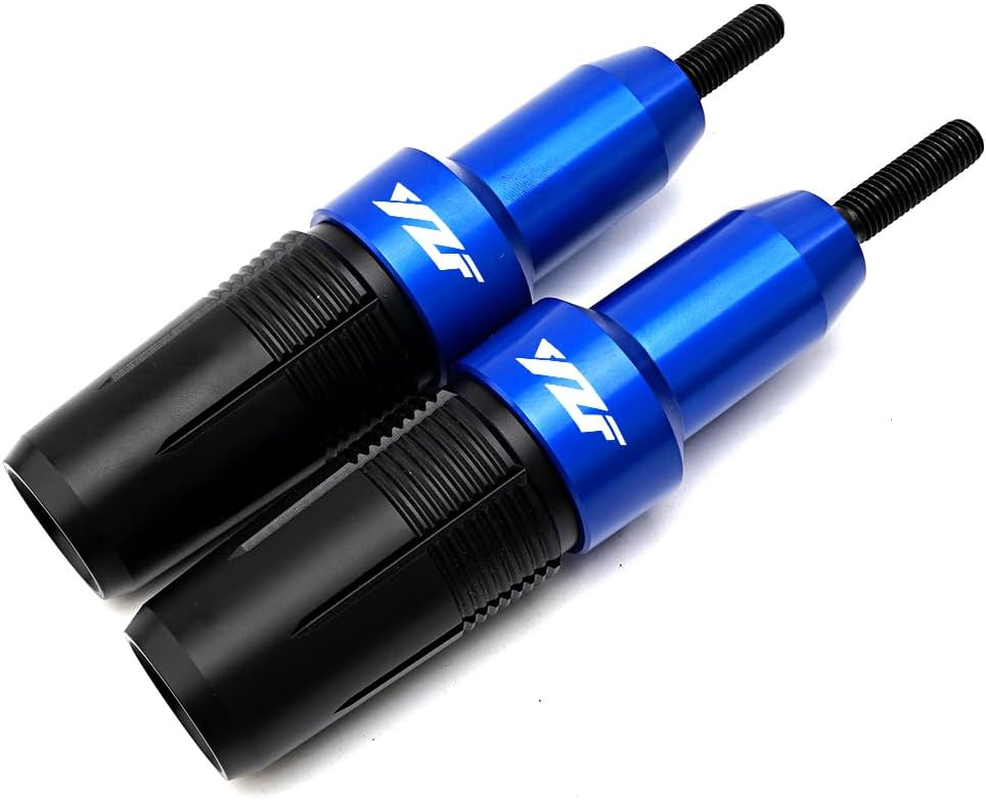 MOWOK for Yamaha R3 YZFR3 YZF-R3 R3 2015-2019 2020 2021 2022 2023 2024 2025 Motorcycle Accessories Aluminum Crash Protector Pad Falling Protection Frame Sliders Exhaust Slider (Black, 1 Pc)