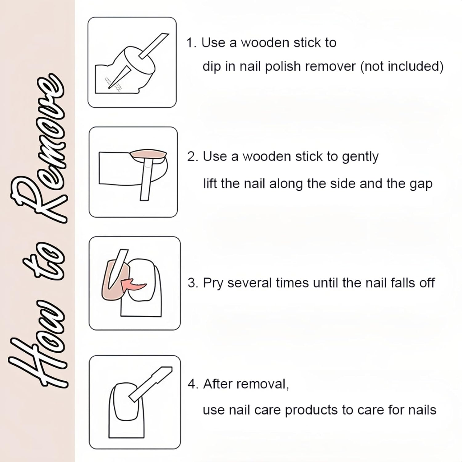 Taoluwin Press on Nails, 24Pcs Long Square False Nails, Reusable Colorful Stick on Nails, Full Cover Nails with Nail Tools, Fake Nails for Women Girls Nail Salon (Z168, Long) image number 6