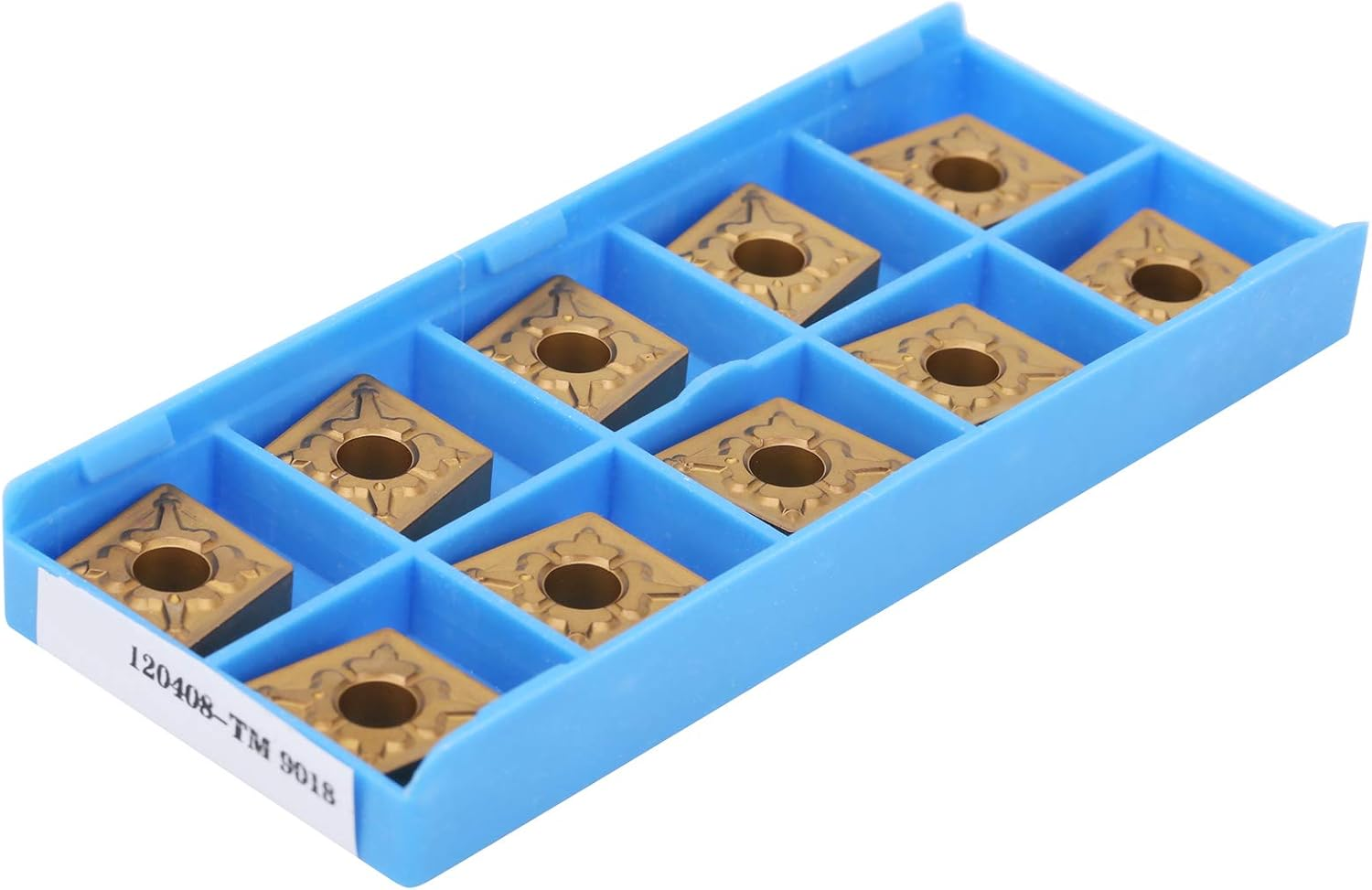 CNC Lathe Turning Insert Solid Carbide Blade CNMG120408‑TM LF9018 Metal Cutting Tool Kit [Precise Machining Performance for Steel Alloy] image number 4