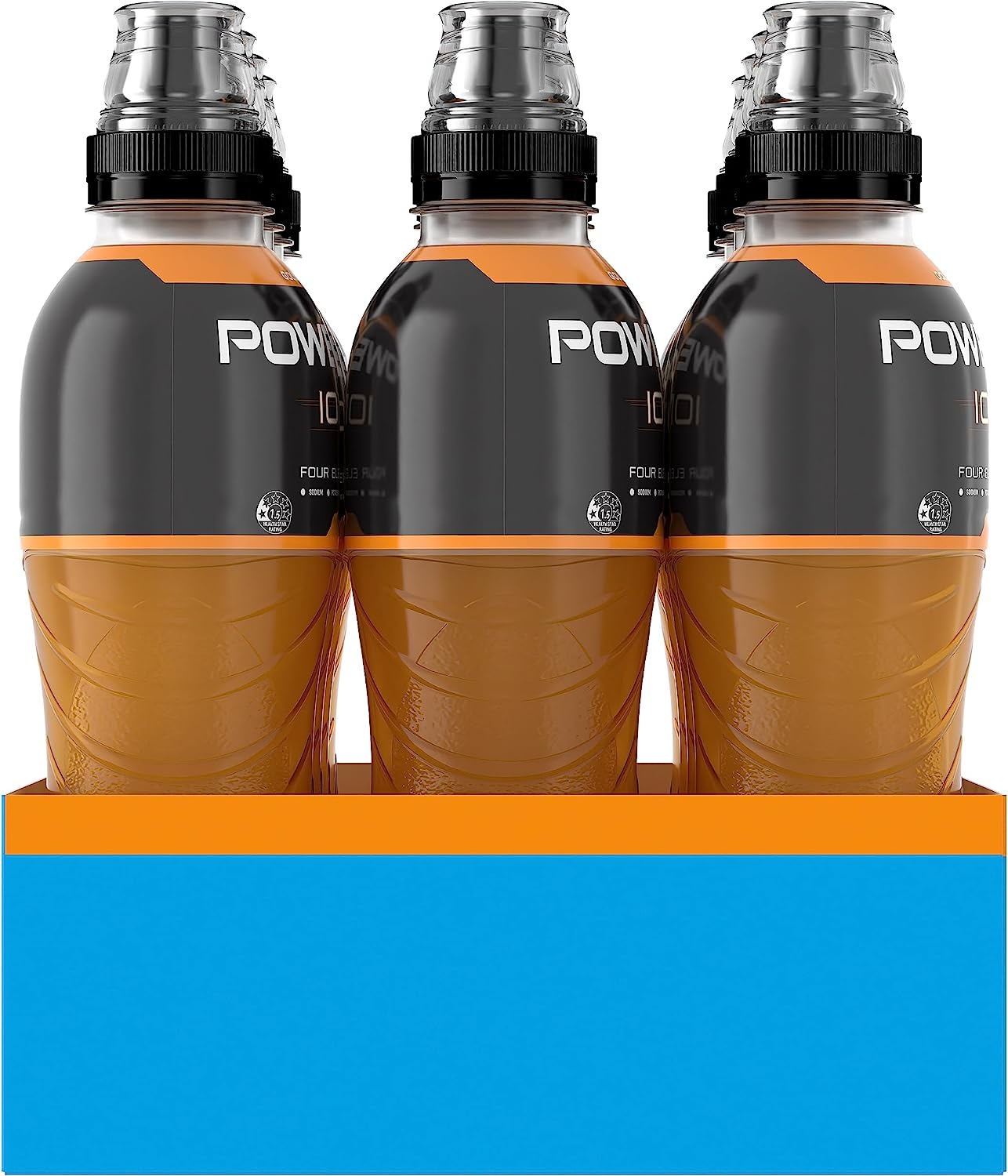 Powerade ION4 Gold Rush Sports Drink Multipack Sipper Cap Bottles 12 X 600Ml image number 5