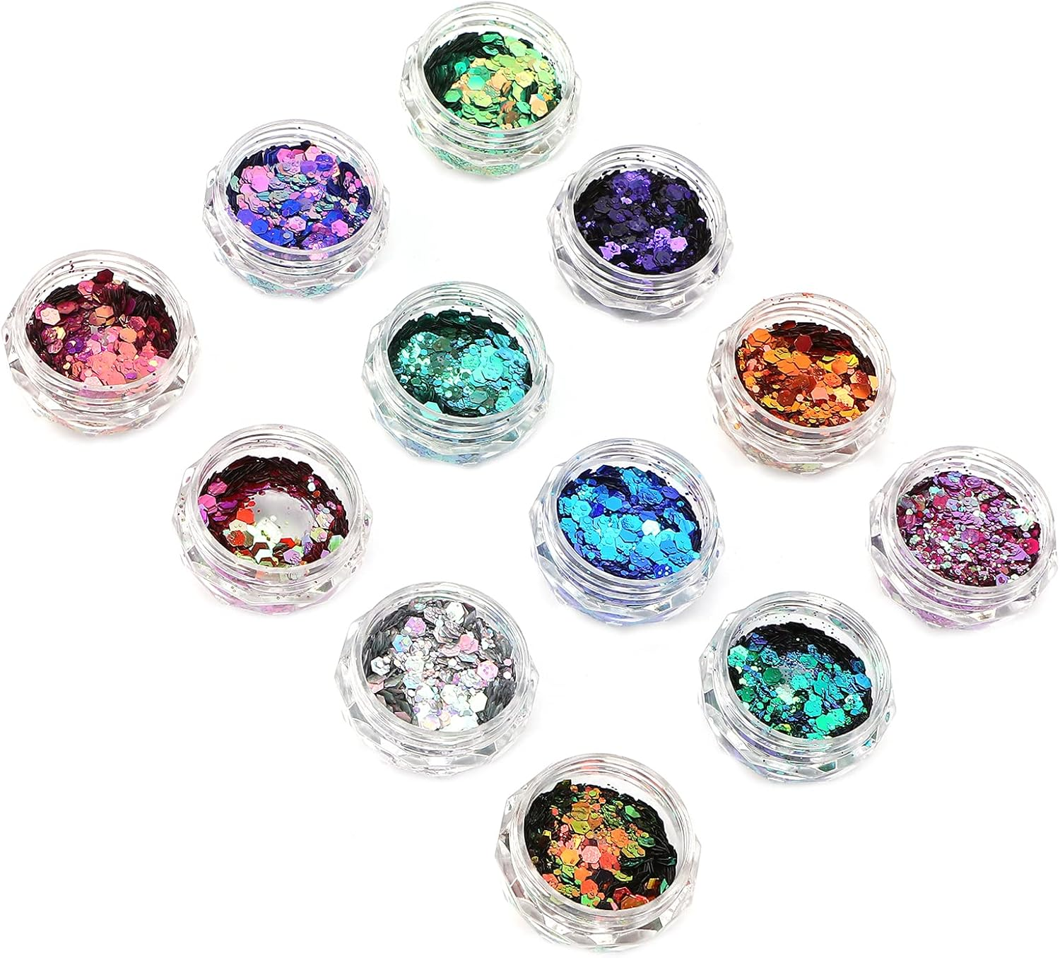 Glitter Nail Art Mixed Iridiscent Capo image number 4