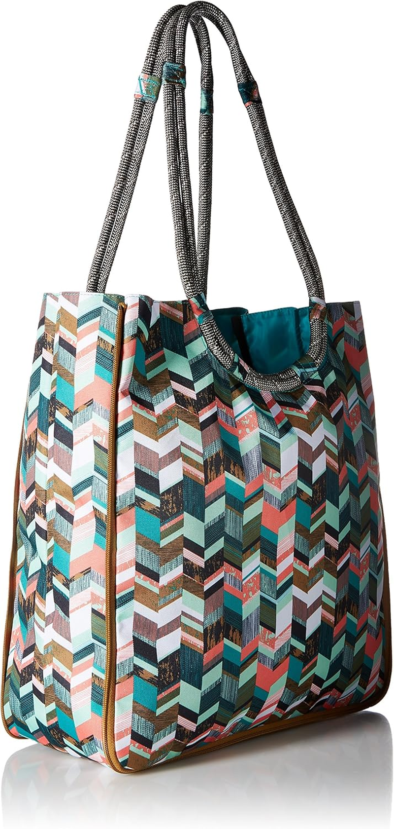 KAVU Market Bag Large Tote - Black Topo image number 2