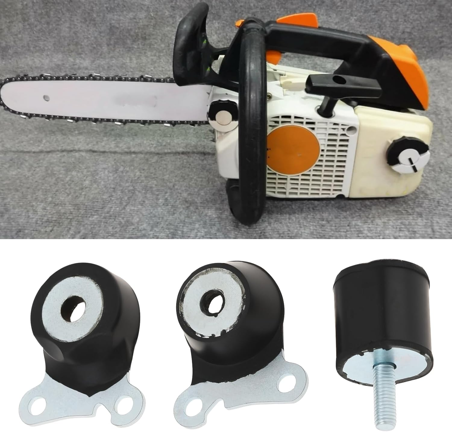 SING F LTD Chainsaw Annular Buffer Mounting Kit Handle Vibration Damper Compatible with Stihl 020T MS200 MS200T image number 5