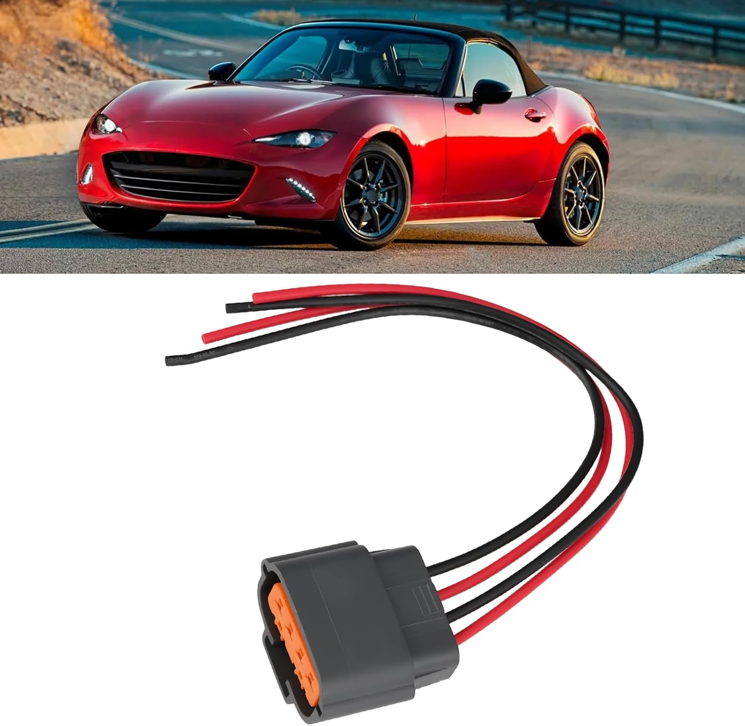 4 Pin Pre Wired Connector Cable Compatible with Mazda MX5 19941997 Coil Pack image number 3