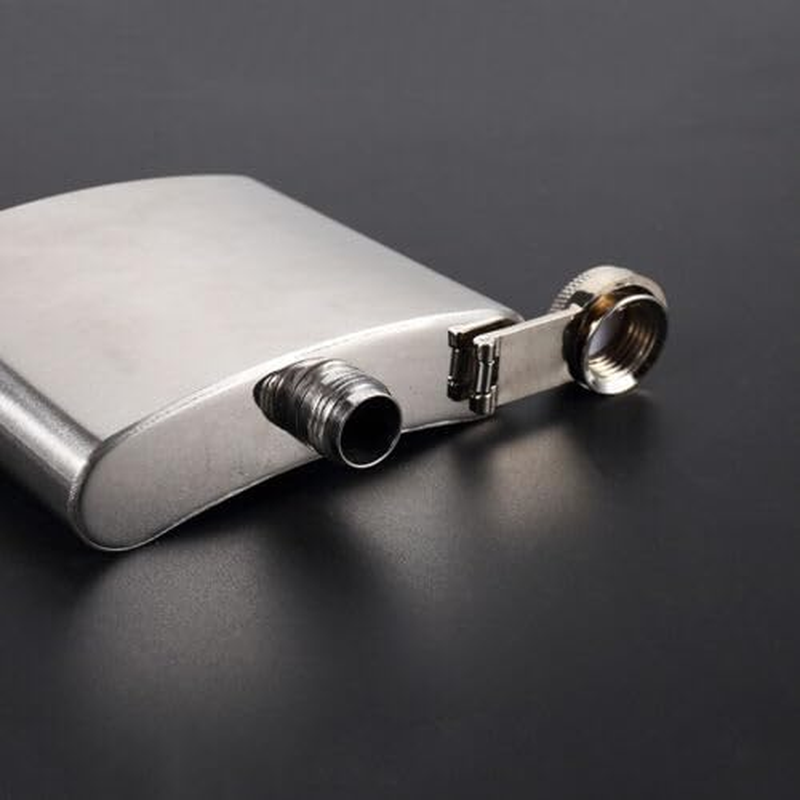 Ariv Hommey 6X 7Oz Stainless Steel Hip Flask Pocket Liquor Alcohol Engravable Whiskey Bottle image number 5
