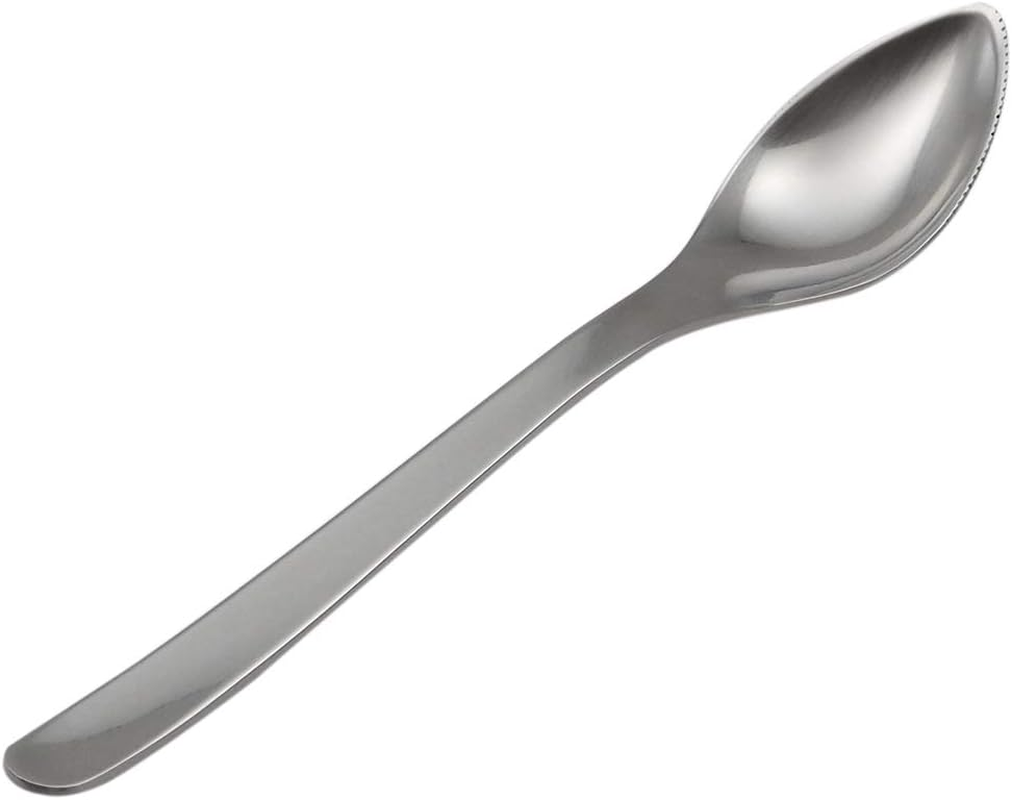 Sori Yanagi Simple Form Cutlery for Easy Use, Tsubame Sanjo Stainless Steel, Grapefruit Spoon, Brushed Finish, Dishwasher Safe, 18-8 Stainless Steel