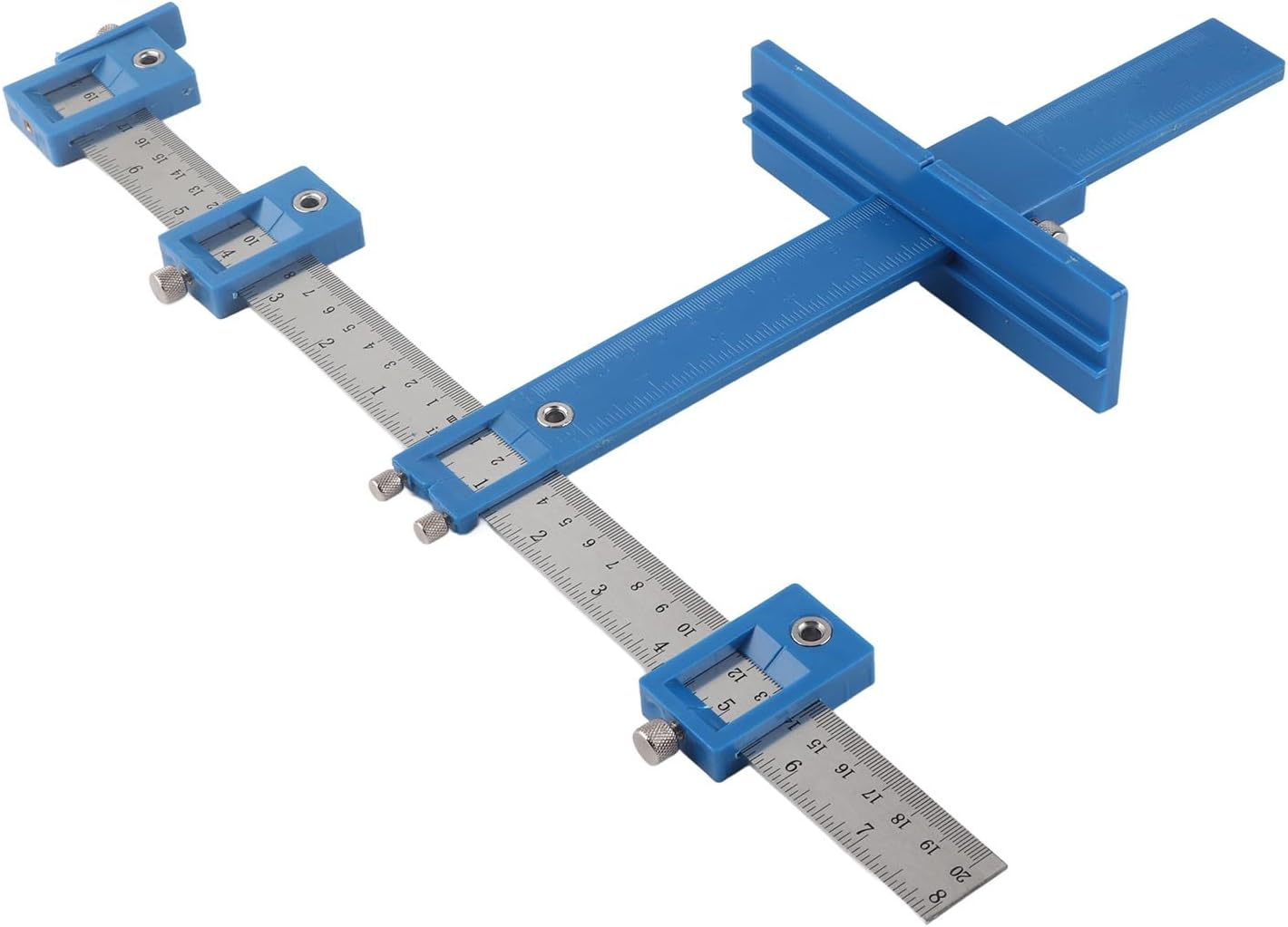 01 02 015 Cabinet Hardware Jig Tool, Punch Locator Stainless Steel ABS Adjustable for Door Handle image number 4