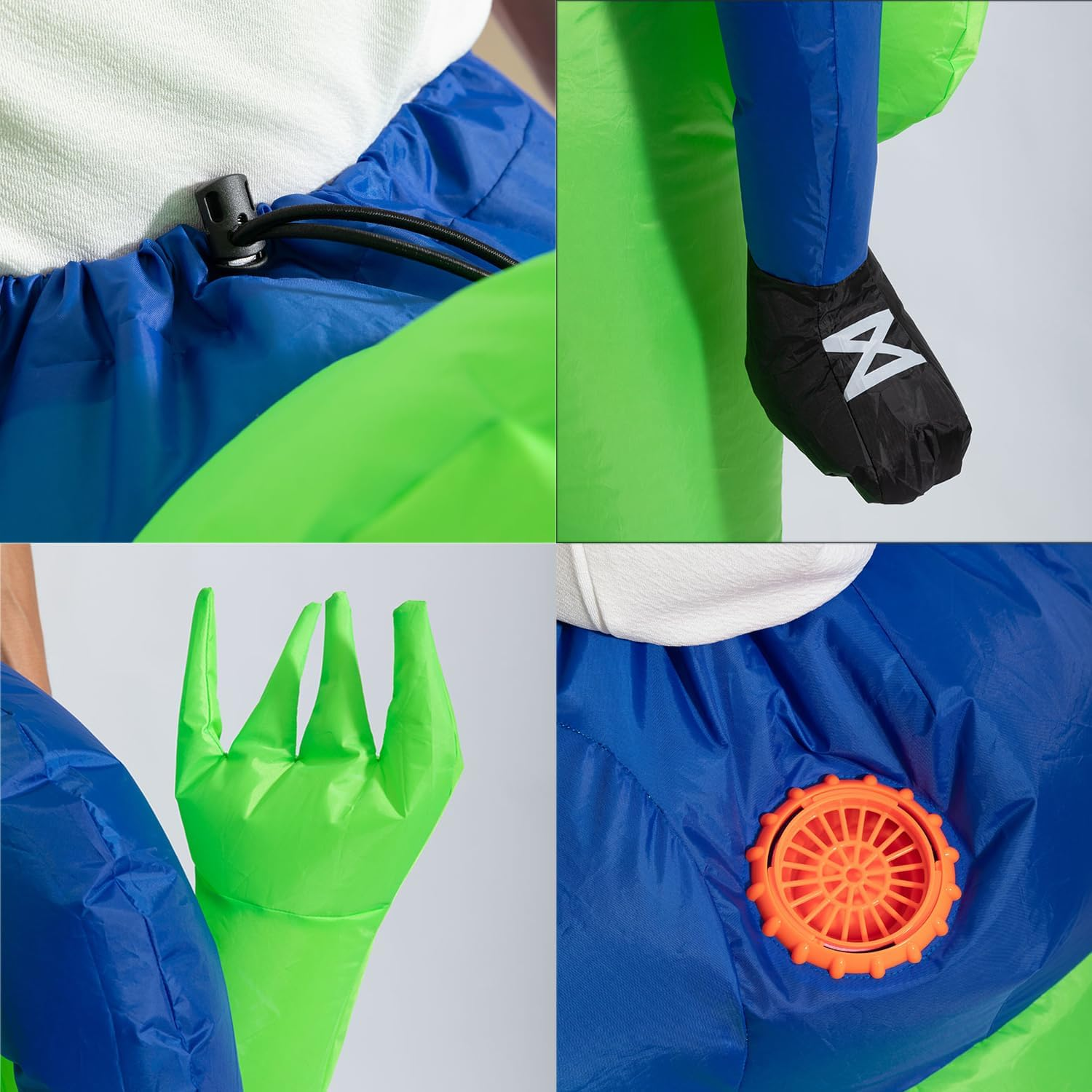 Inflatable Alien Costume, Alien Inflatable Costume Adult,Halloween Alien Costume Halloween Blow up Costumes image number 4