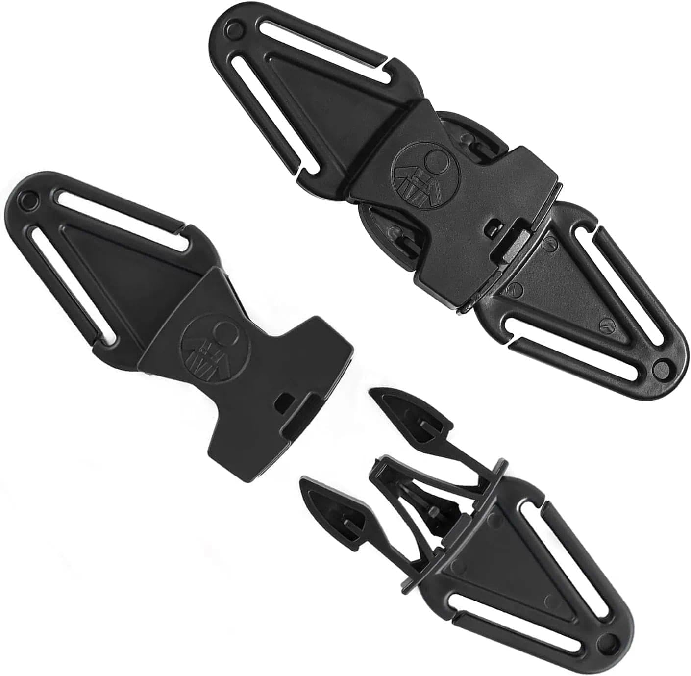 2PCS anti Escape Car Seat Straps Safety Clip Baby Harness Chest Clips, Car Seat Safety Clip Prevent Children Taking Their Arms Out of the Straps, Easy to Install & Universal Fit