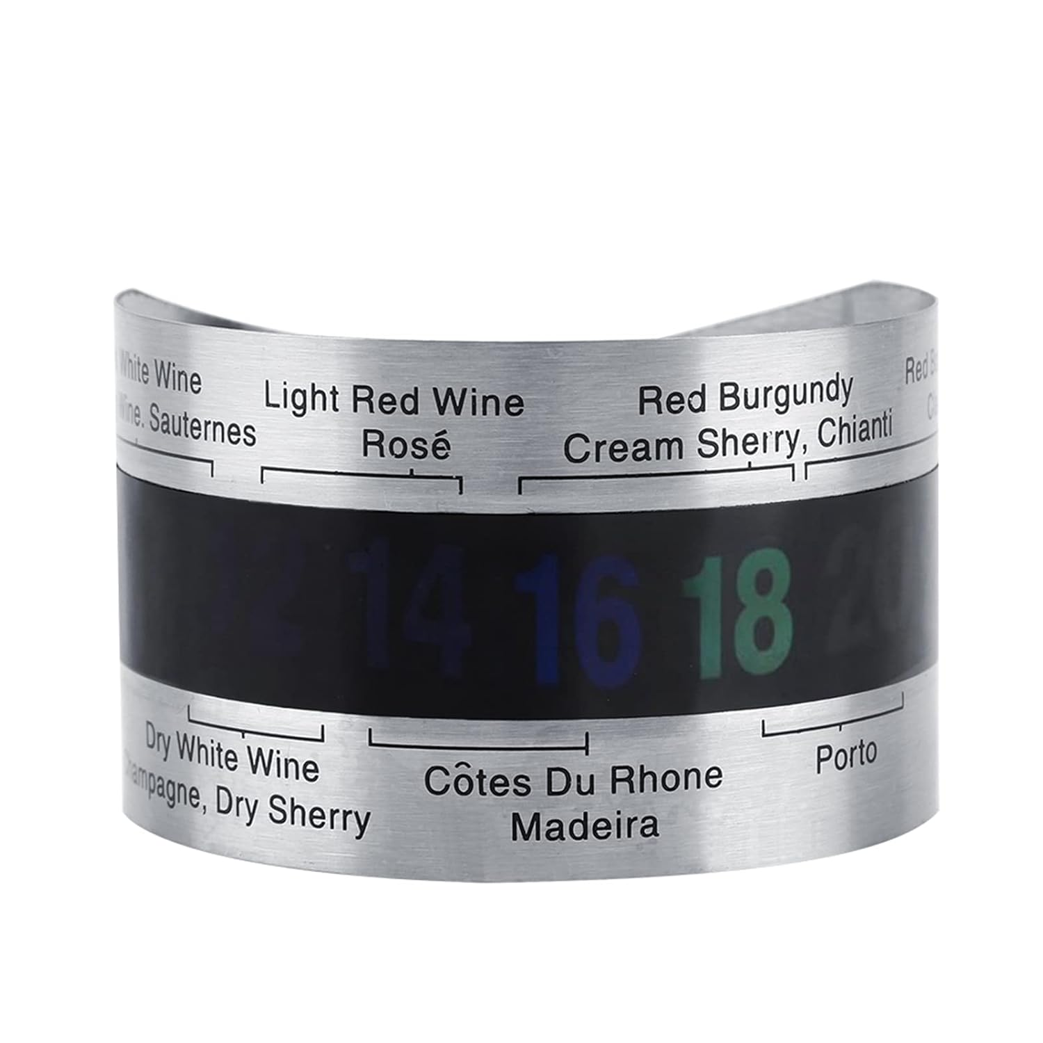 Cryfokt Bracelet Thermometer, LCD Display Wine Thermometer Wine Temperature Bracelet for Bar for Resaturant for Home Brewing for Kitchen image number 3