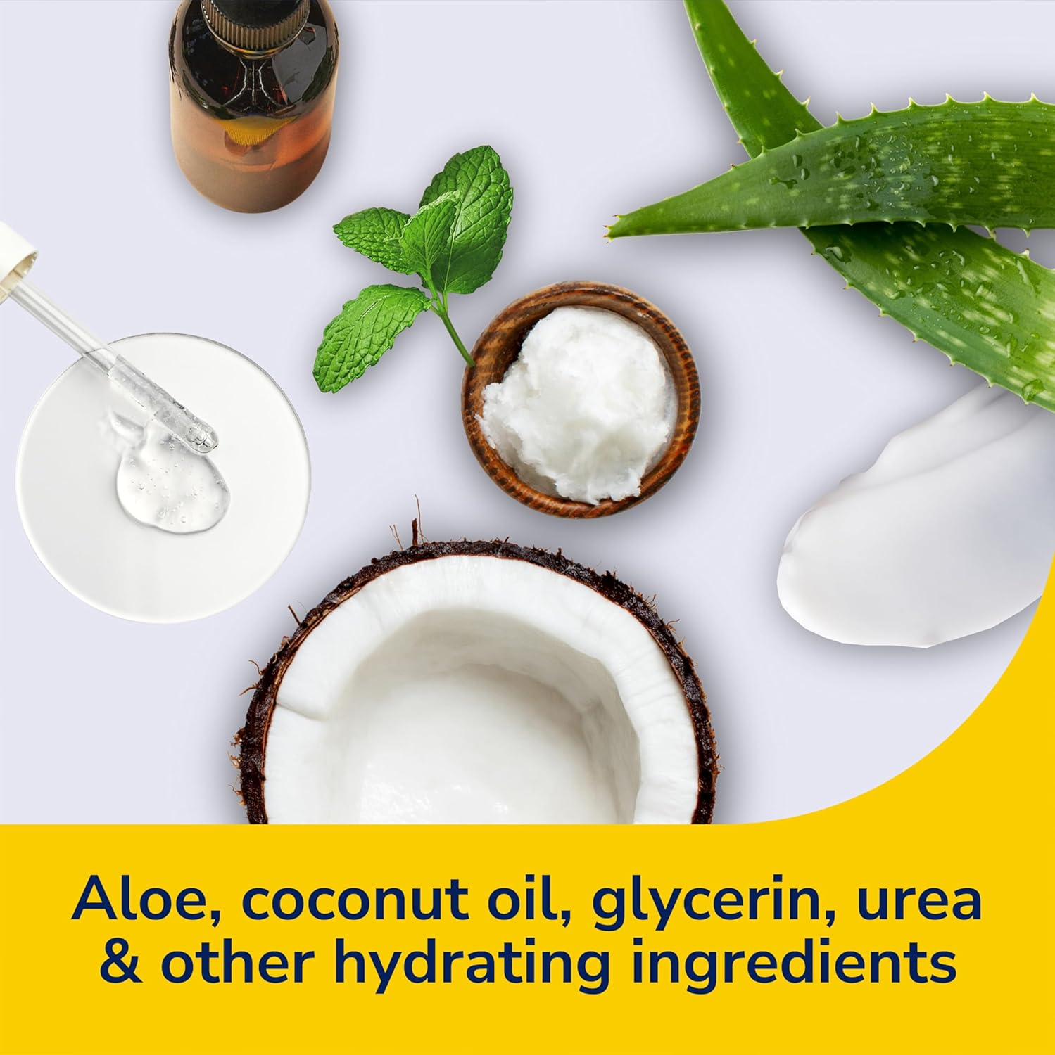 Dr. Scholl'S Rough, Dry Foot Renewal Ultra Overnight Treatment with Overnight Foot Cream 3Oz with Aloe, Coconut Oil & Urea and Heel Sleeve Socks, Deeply Moisturize & Soften Feet, Dermatologist Tested image number 2