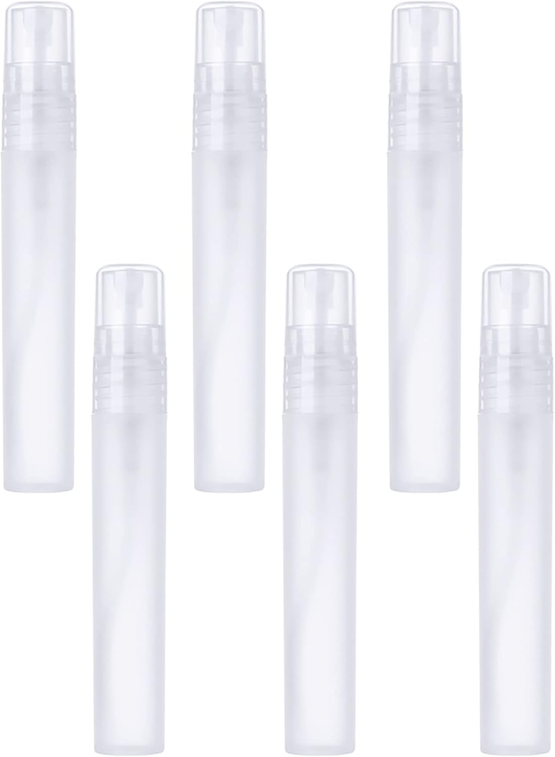 6 Pieces Clear Spray Bottles Empty Plastic Fine Mist Small Spray Bottles Mini Refillable Bottle Travel Atomiser for Cleaning Cosmetic Perfumes image number 6