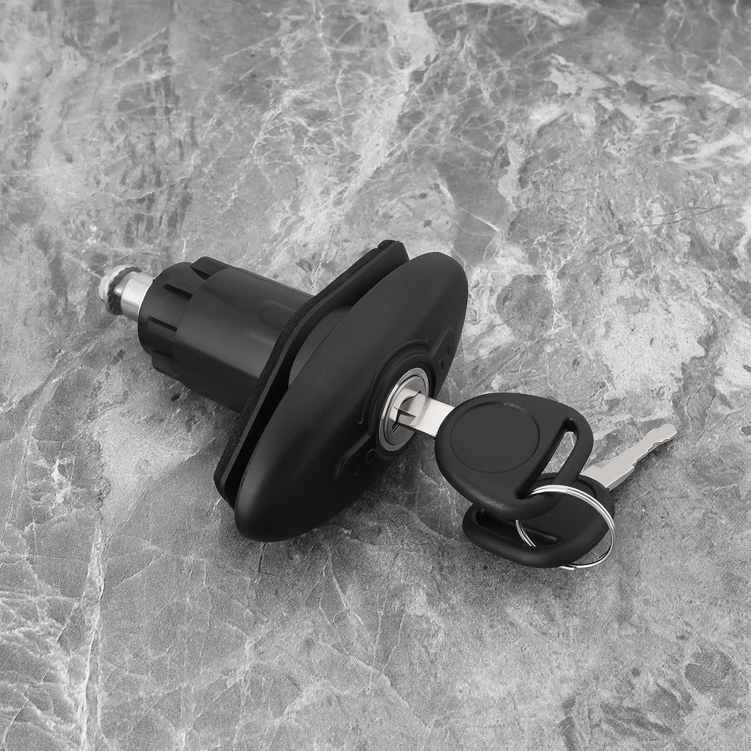 Emagtech 1 Set Caravan Cabin Door Lock with 2 Keys Suitable for 35Mm Door Thickness RV Door Lock with Baggage Locker for Travel Trailers