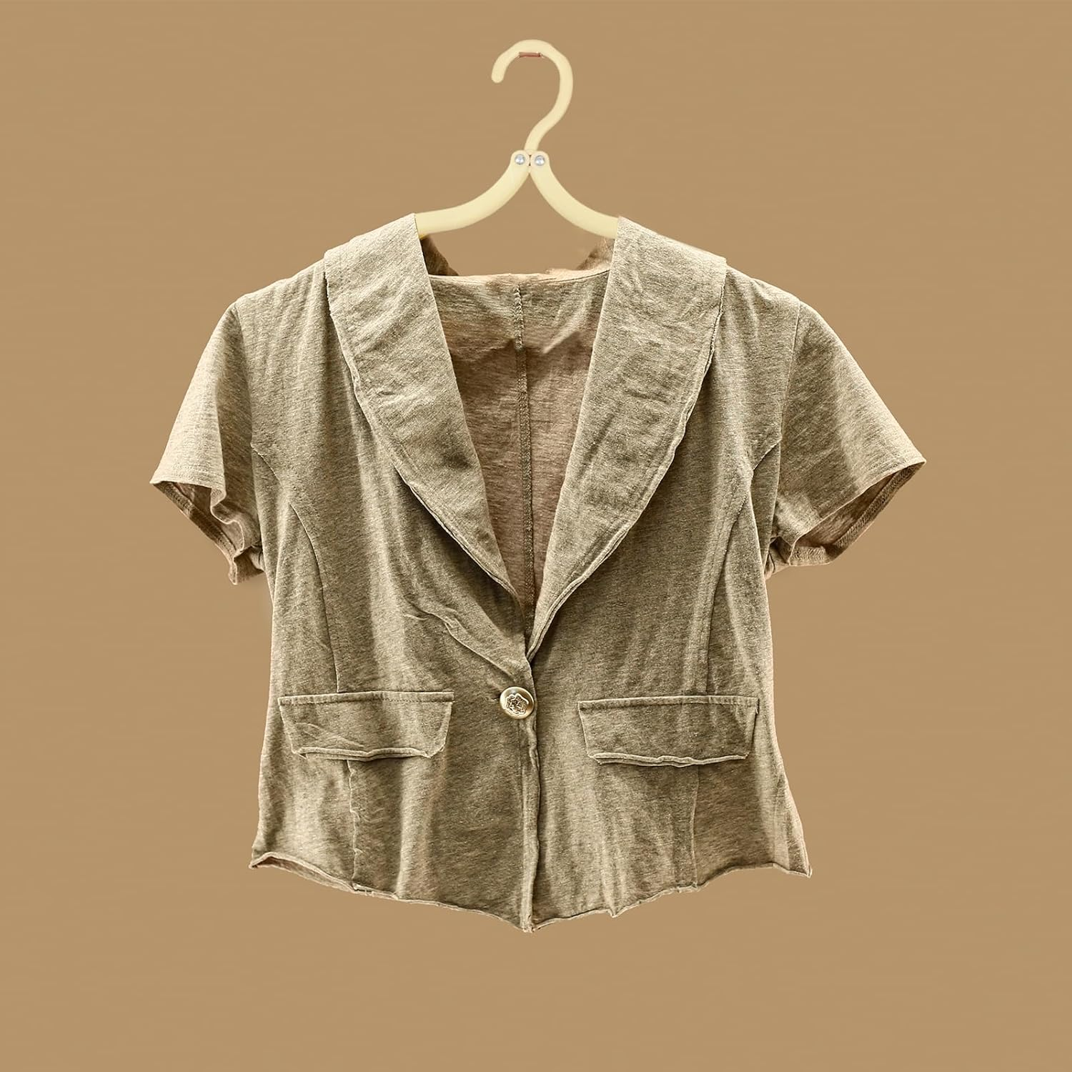 TEAONE Portable Plastic Hangers, 8 PCS Foldable Clothes Hanger for Travel, Business Trip image number 1