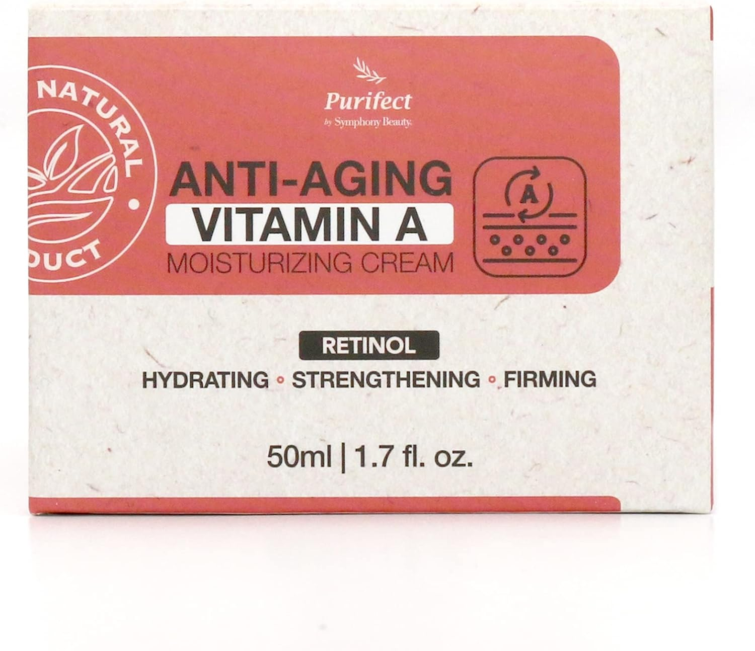 Purifect Anti-Aging Vitamin a Moisturizing Cream with Retinol, Anti-Aging and anti Wrinkle Face Cream, Retinol Cream Strengthens and Firms Skin, Suitable for All Skin Types 50Ml image number 4