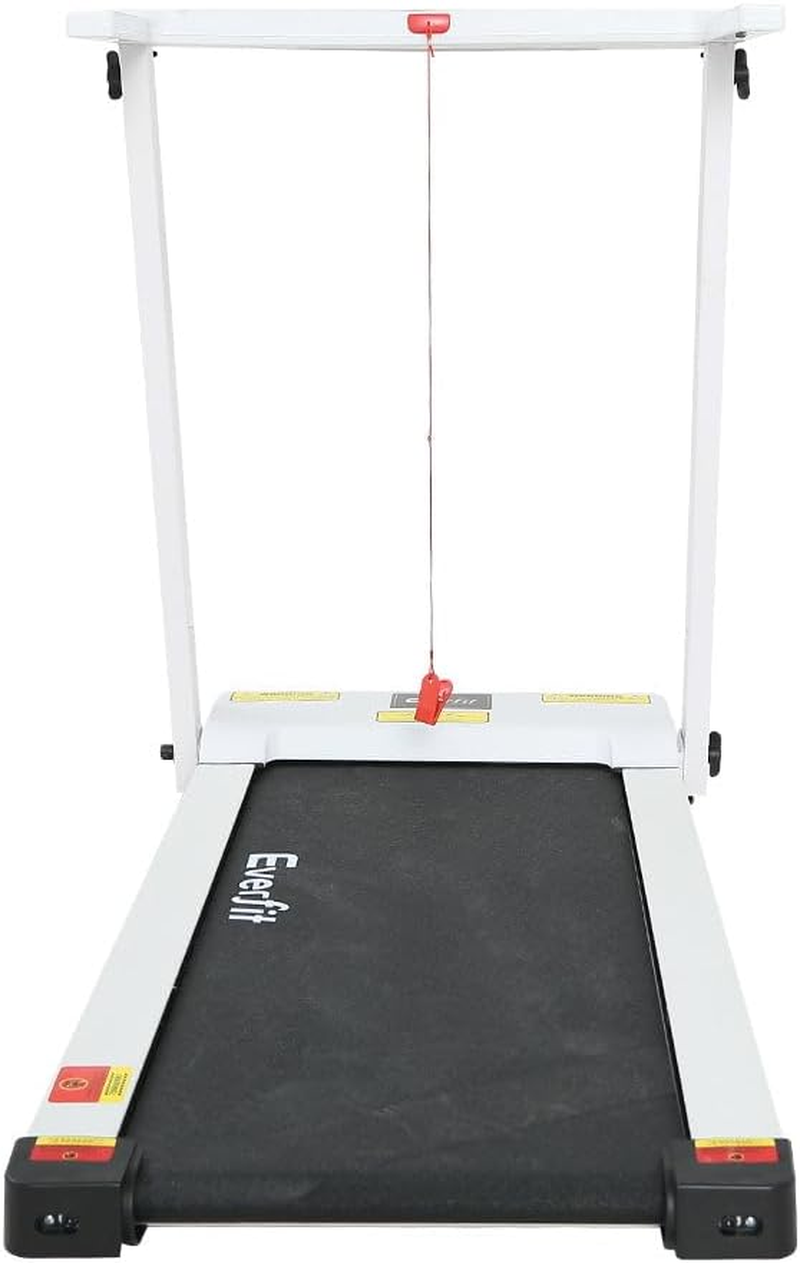 Everfit Treadmill Electric Treadmills with 450Mm Running Belt, Fully Folding Walking Pad Foldable Machine Exercise & Fitness Equipment, White with up to 14Km/H Speed for Home Gym Cardio Training image number 6