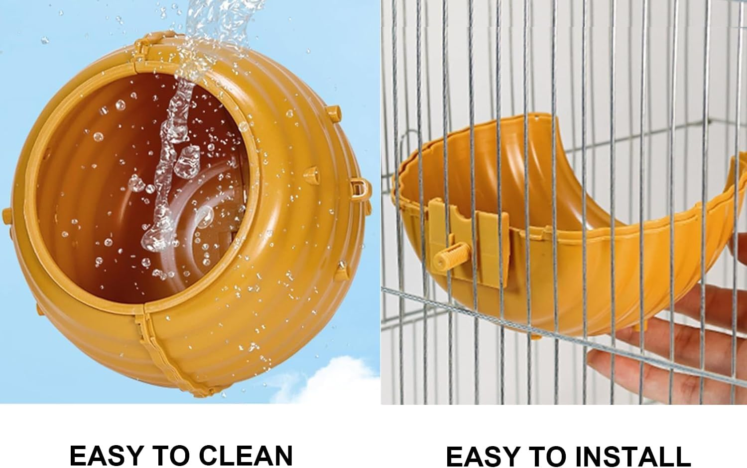 Bird Nest for Cage Swing, Parrot Parakeet Nest, Chewproof Small Bird Bed Hanging House, Washable Parakeet Nest to Lay Eggs Breeding, Finch Nest for Parrot Budgie Canary image number 6