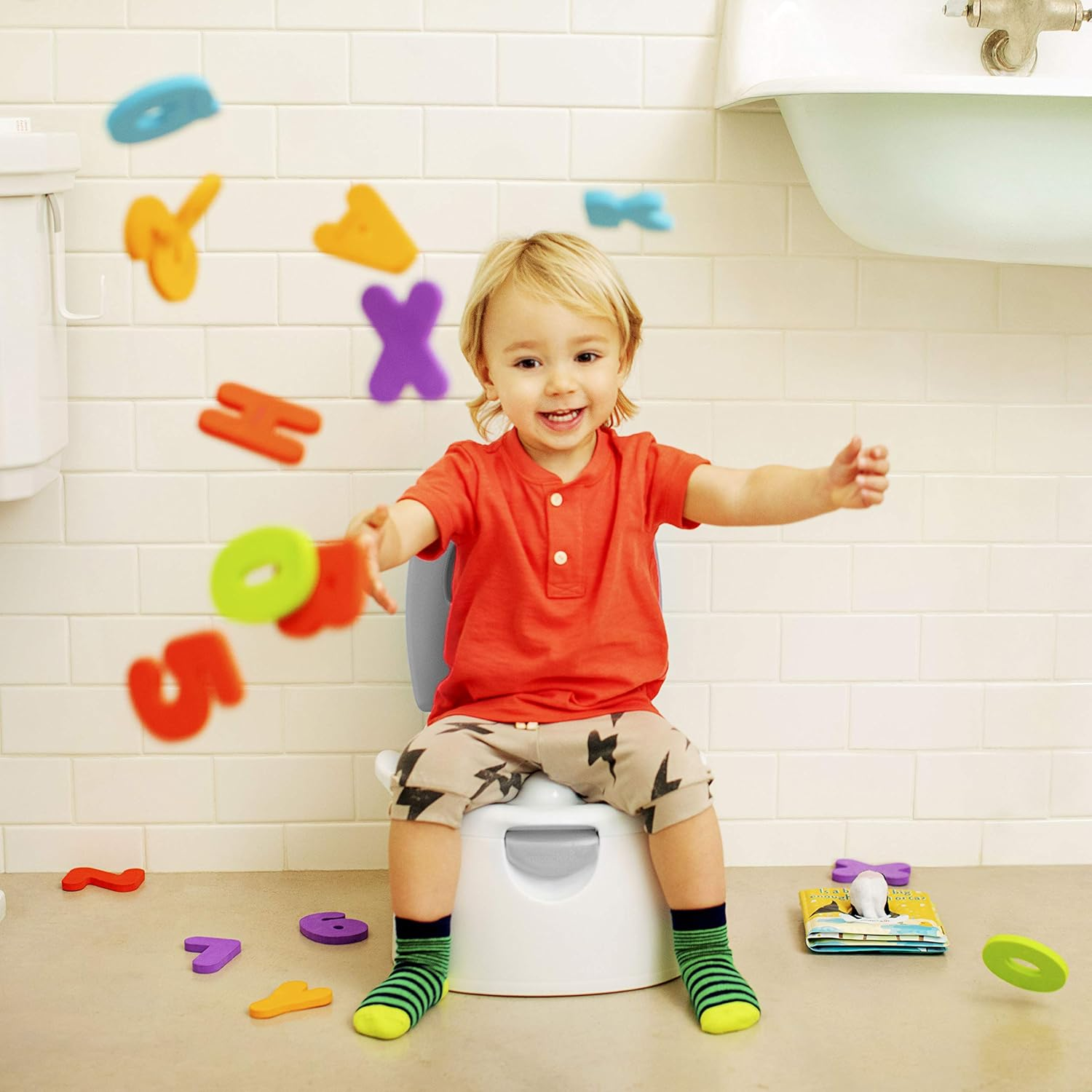 Munchkin Arm & Hammer Multi-Stage 3-In-1 Potty, Blue image number 3