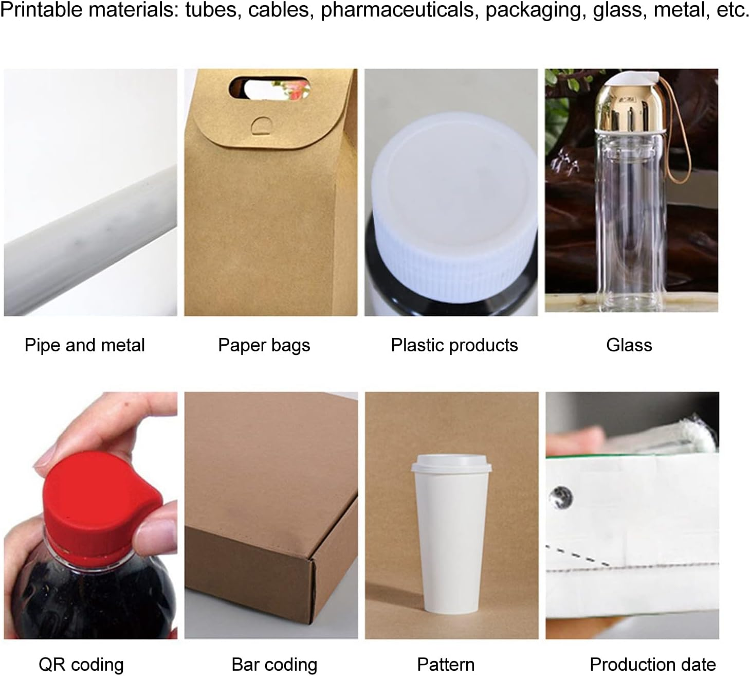 42 Ml Handheld Printer Ink Cartridge, Quick-Drying Inkjet Printer Cartridge Replacement, 12.7 Mm (Black) - Blue image number 4