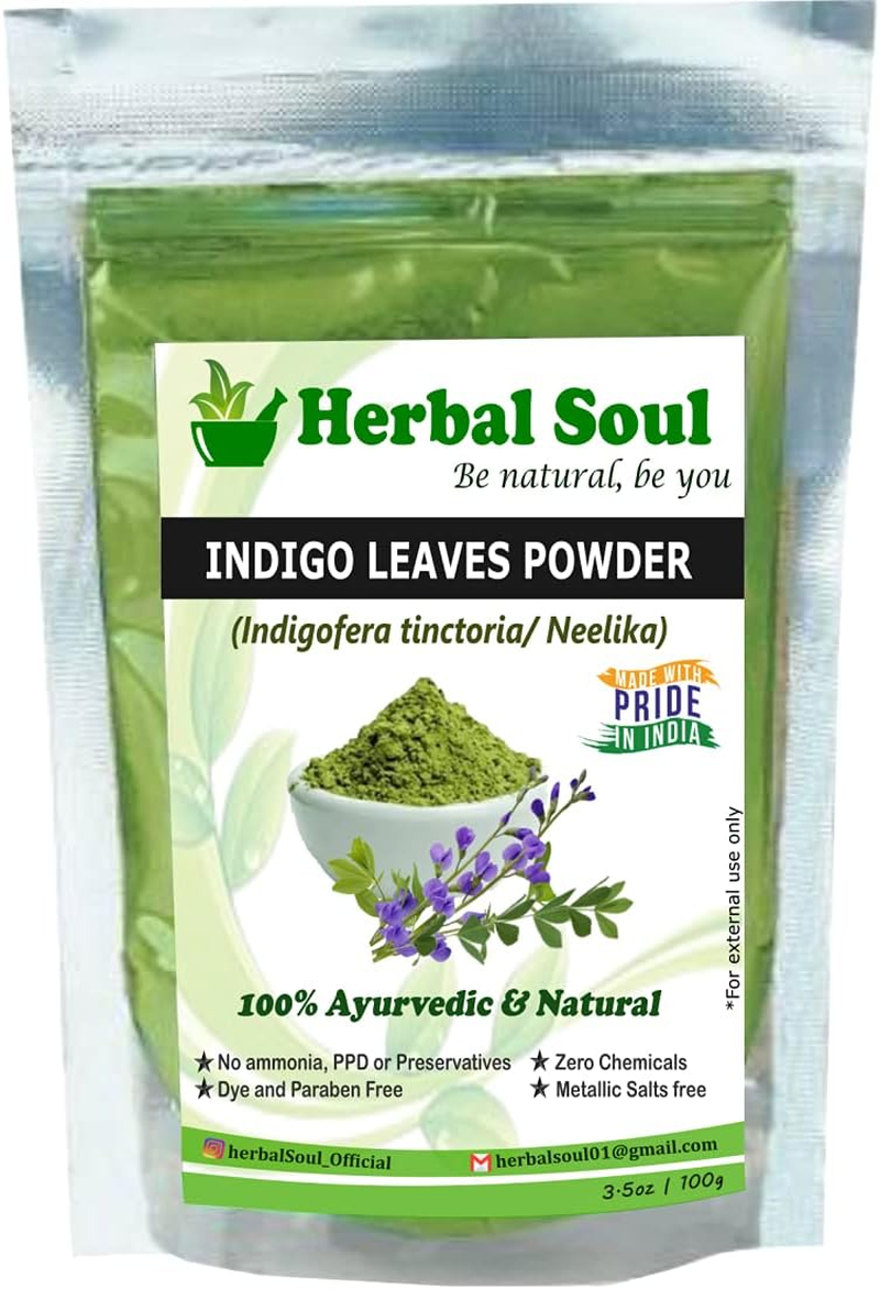 Herbal Soul Combo of Reetha Powder + Shikakai Powder + Indigo Powder | 300 Gm image number 2
