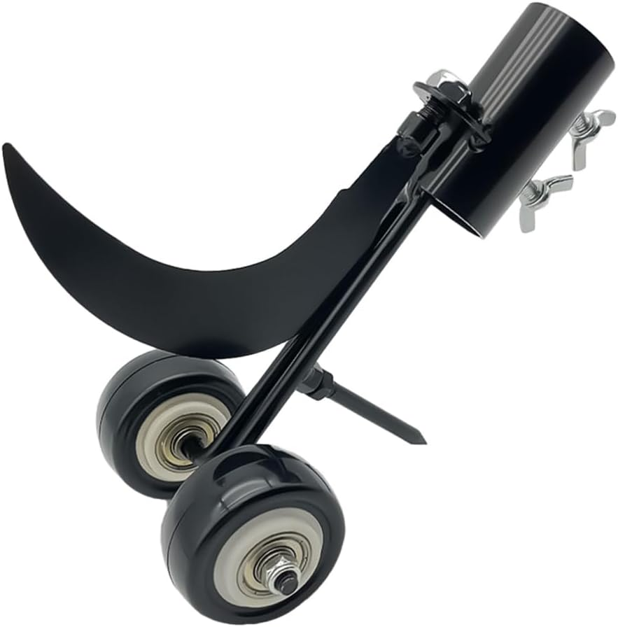 ​AIMALL Garden Weeding Hook with Roller &ndash; Adjustable Gap Weed Remover with Detachable Blade, Dual Wheels & Heavy Duty Clamp for Pavement Driveway Lawn Edging Tool image number 3