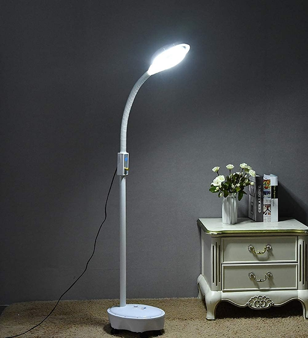 Magnifier Magnifying Magnifier Lamp 360&deg; Rotatable Floor Standing Magnifying Lamp with 8X Magnifying Glass Light Salon Spa Beauty Tattoo XXZ image number 3