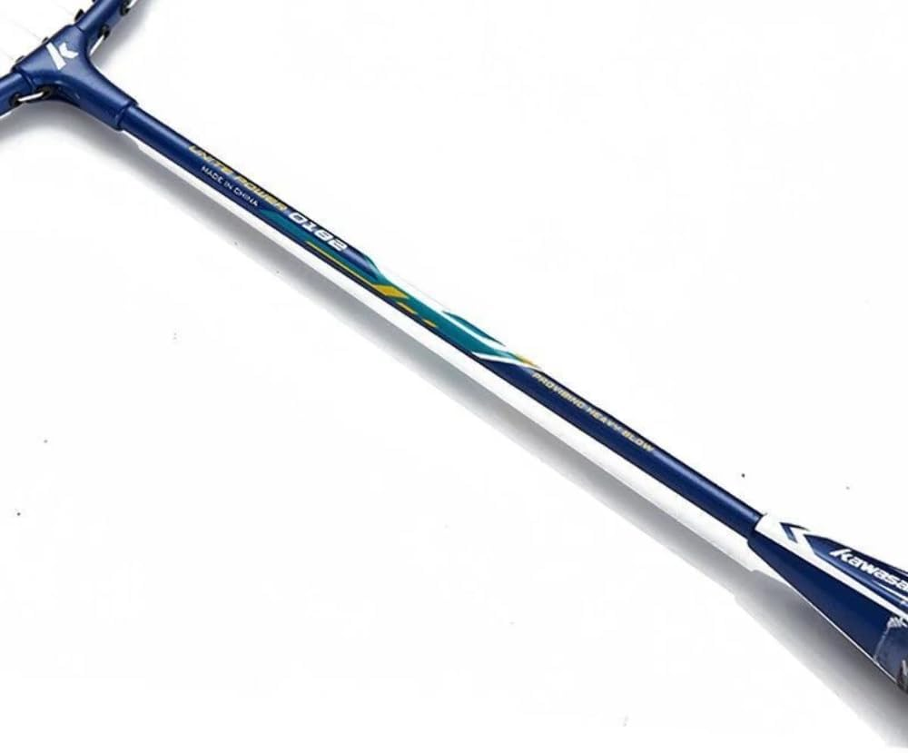KW 2-Player Durable Badminton Racket Set Badminton Racquets Set with Shuttlecocks a Free Cover - Blue image number 2