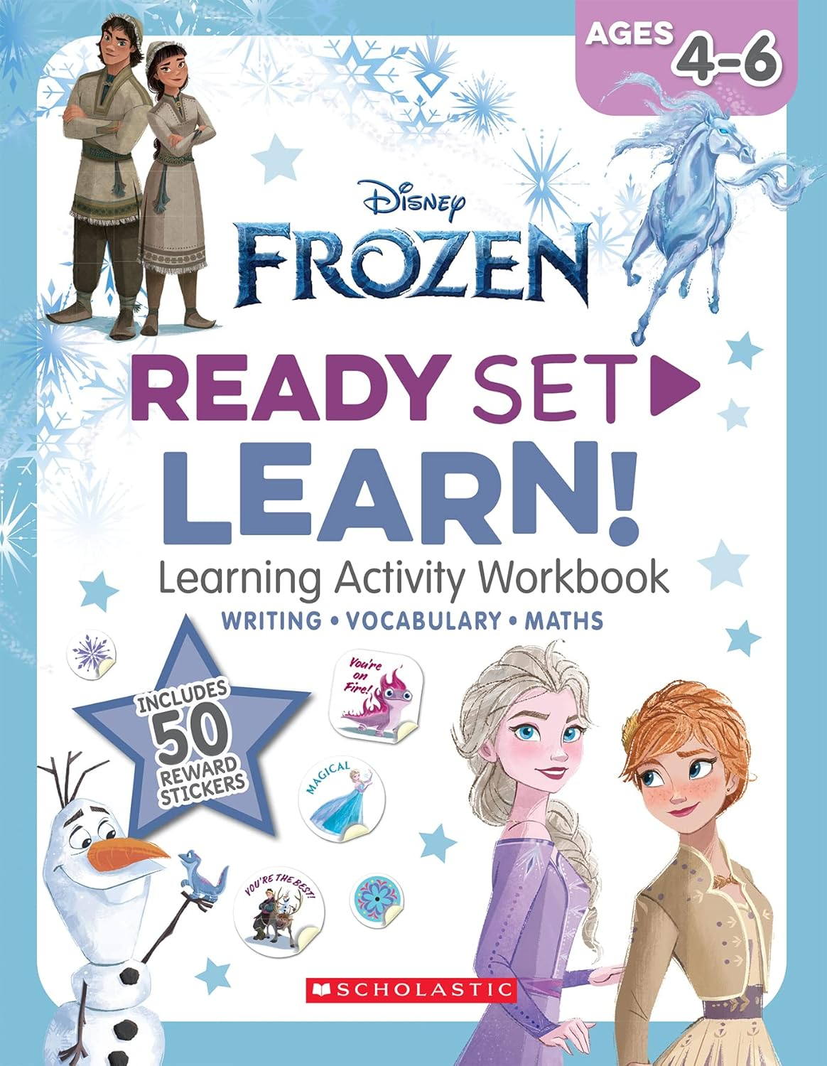 Frozen: Ready Set Learn! Learning Activity Workbook (Disney: Ages 4-6 Years)