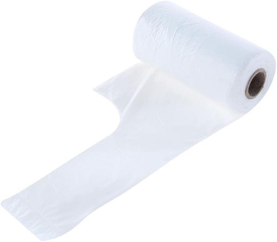 Bin Liner Kitchen Tidy Garbage Bag with Handle, White, Medium, 27 Litre Capacity (Pack of 30) image number 1