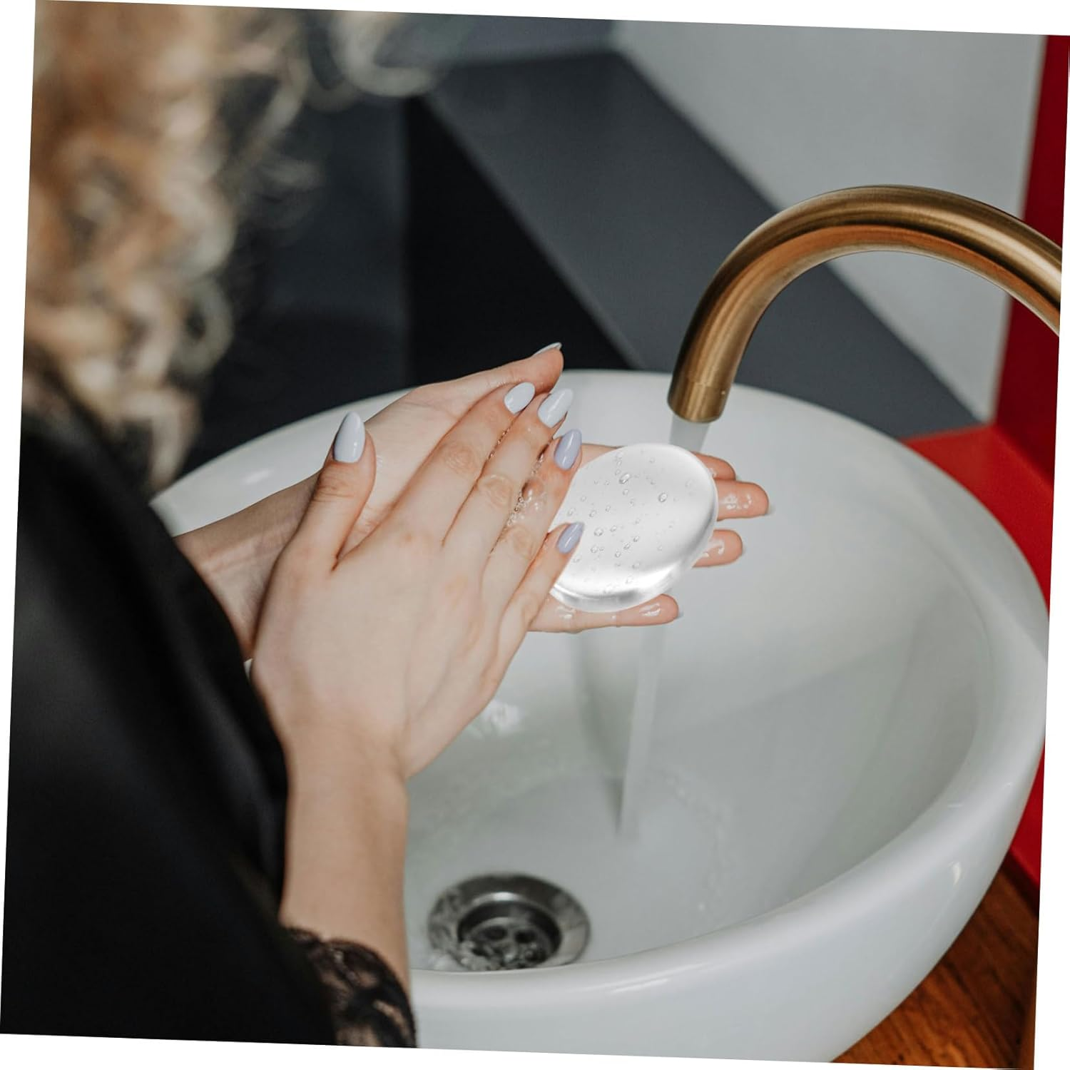 TOPPERFUN 2Pcs Stainless Steel Odor Remover Soap Odor Absorber for Hands Kitchen Travel Friendly Stainless Steel Soap for Fresh Smelling Hands after Cooking image number 1