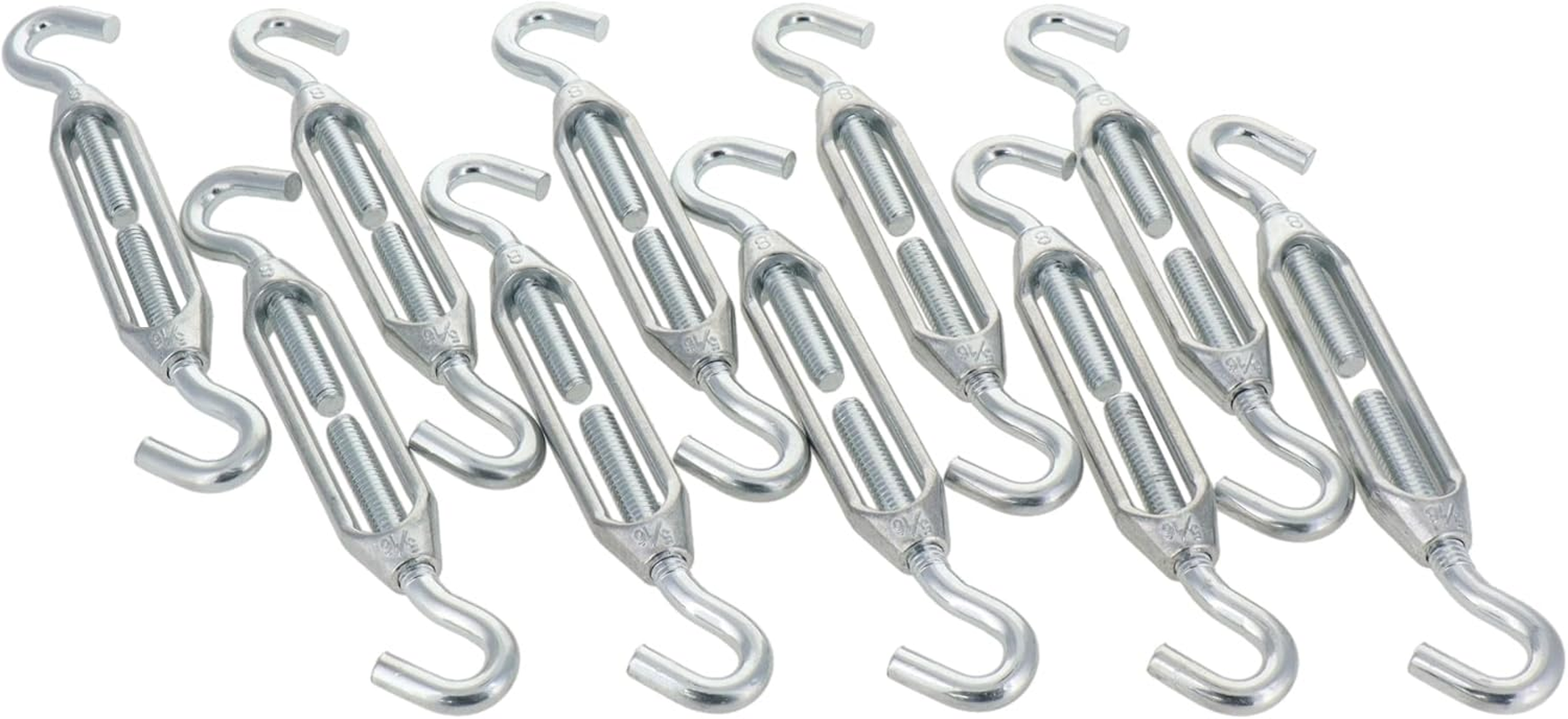 Sankyo Corporation Trad TBR-410D Die-Cast Turnbuckle Hook 0.16 Inch (4 Mm) (M4) Set of 10