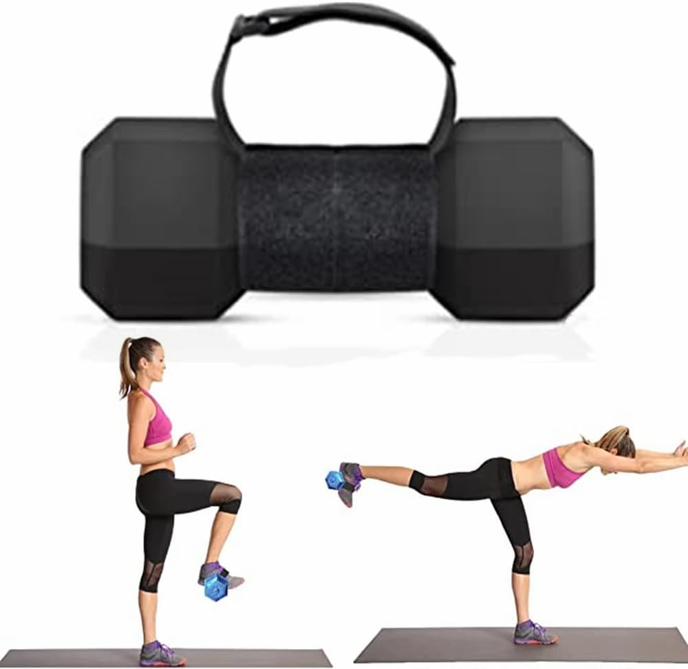 Weight Dumbbell Ankle Straps Tibialis Trainer Foot Strap,2Pcs Adjustable Tibialis Trainer Thigh Leg Straps,Ankle Dumbbell Tibialis Trainer Thigh Leg Strap,Tibialis Trainer Ankle Straps for Feet Weight image number 2