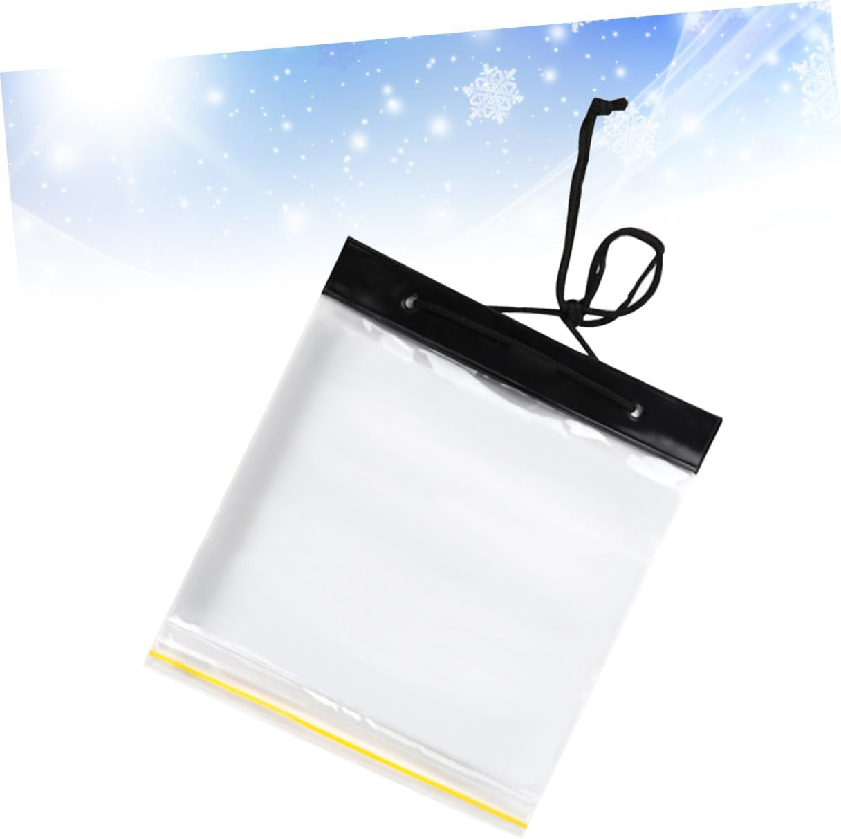 Map Bag Self-Sealing Clear Bag Map Carrier Protector Pouch Document Dry Waterproof Case Trail Case Waterproof Phone Pocket White Water Outdoor image number 2