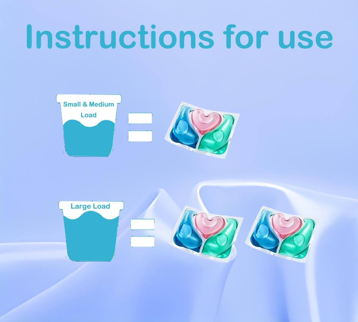 Laundry Detergent Pods, Concentrated Liquid Laundry Detergent Pacs, 3 in 1 High Efficiency, Flower&Fruit Scent (150 Pacs) image number 4