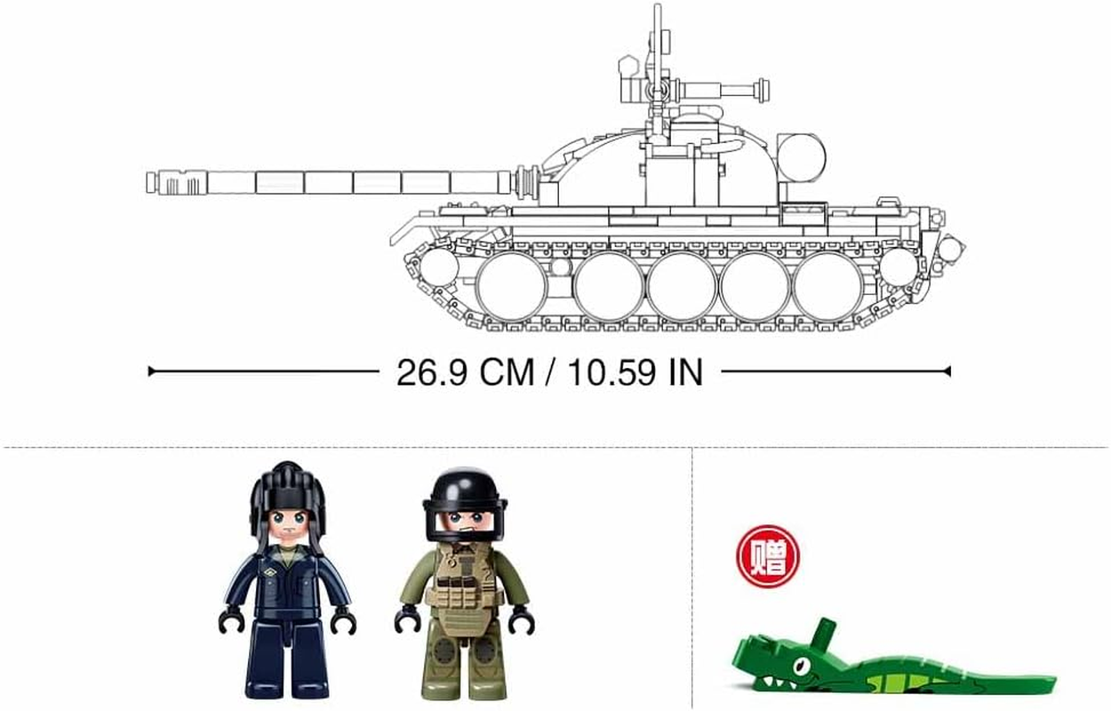 Sluban Medium Tank 3-In-1 1/35 image number 1
