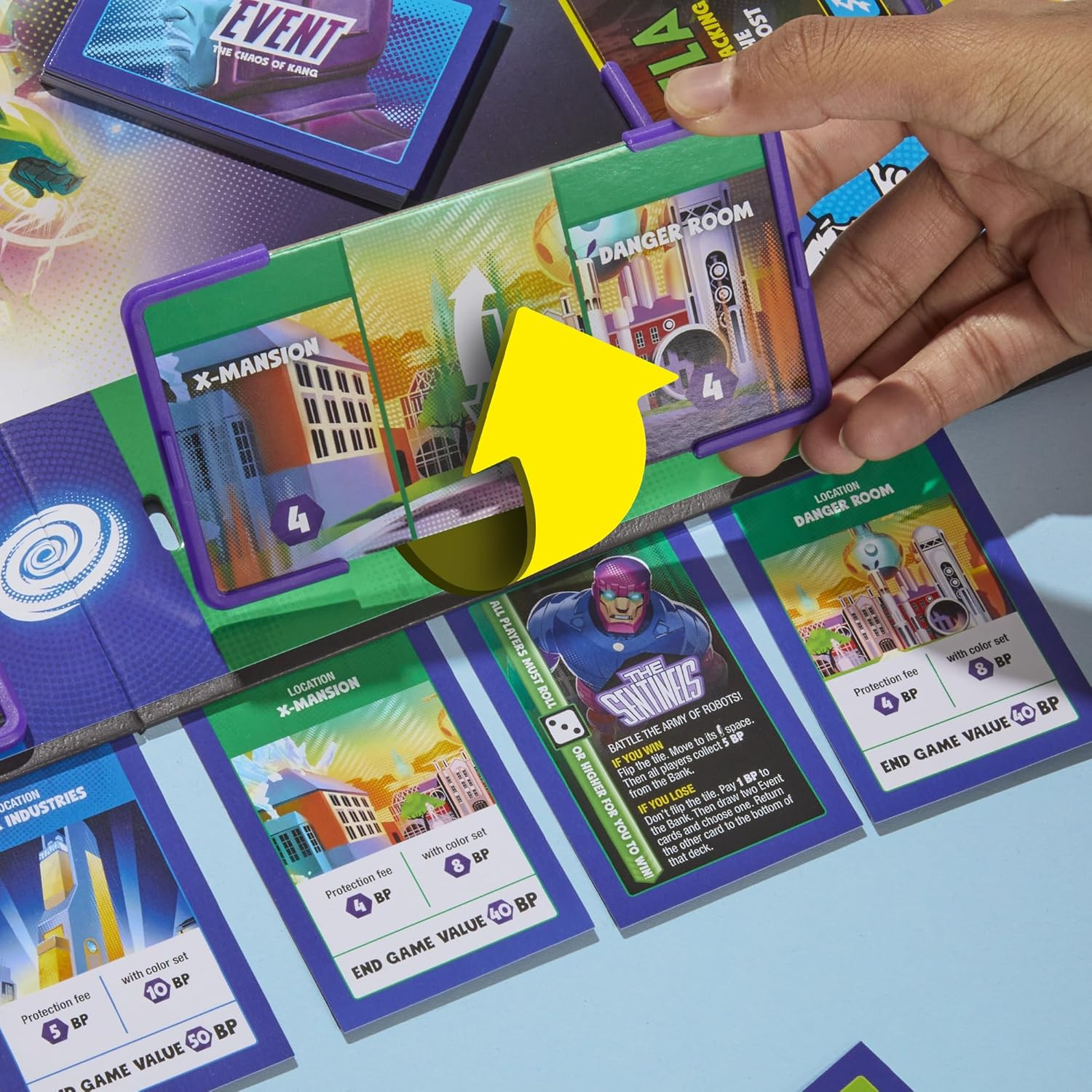 Monopoly Flip Edition: Marvel Board Game | Ages 8 and up | 2 to 4 Players | Family Board Games for Kids, Teens, and Adults image number 1