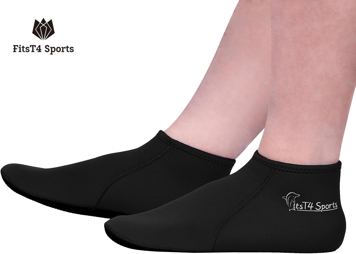 Fitst4 Sports Neoprene Water Socks 3Mm Snorkel Fin Anti-Slip Sock Swim Men Women Dive Wetsuit Booties image number 3