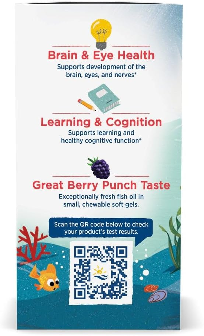 Nordic Naturals Children'S Dha Xtra, Berry Punch Softgels, 636 Mg, Pack of 90 Capsules image number 5