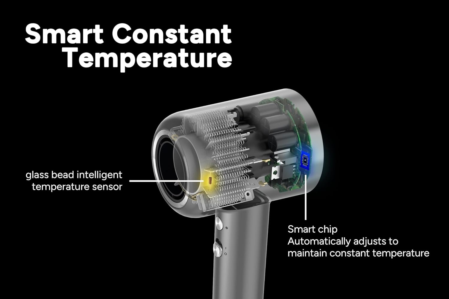 Kogan Ionic High Speed Hair Dryer (Grey/Pink) - KAMOITECNGB image number 6