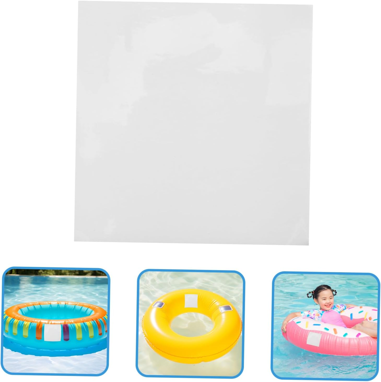 Inflatable Product Re Subsidy Pool Liner Patch Kit Re Patch Inflatable Pool Patch Swimming Ring Patch Inflatable Air Mattress Patch Awning Re Tape TPU Transparent image number 2