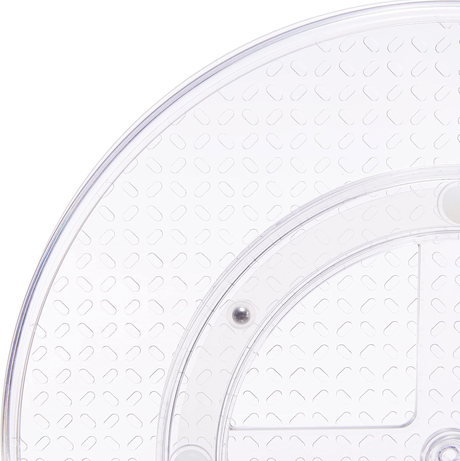Amazon Basics Clear Lazy Susan Turntable Organizer, 30.48 Cm, 2-Pack image number 4