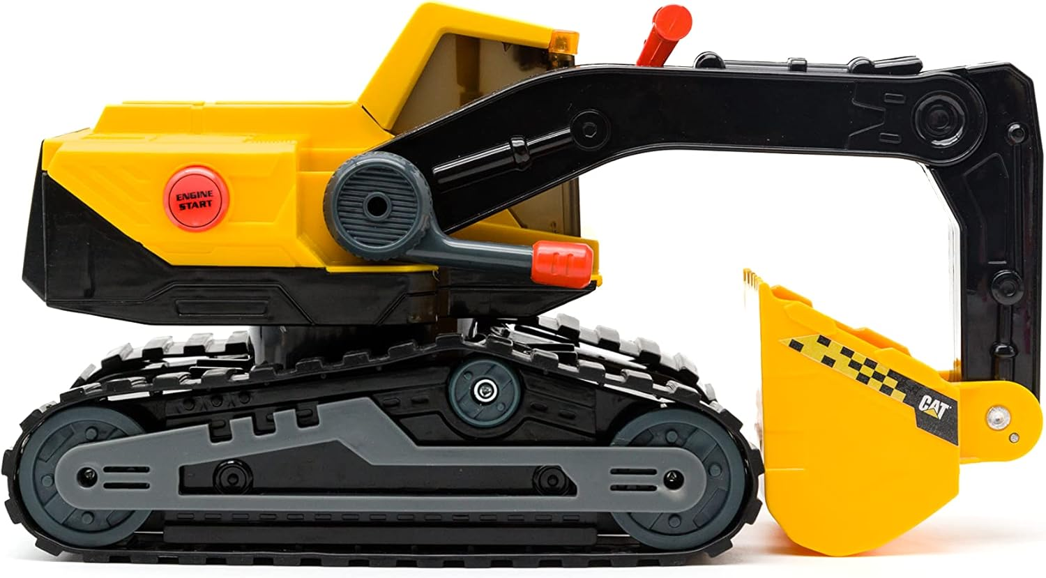 CAT Construction Toys, 11.5" Power Haulers 2.0 Excavator, Lights and Sounds, Ages 3 and Up image number 4